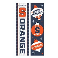 Syracuse Orange 47" Double Sided Christmas Leaner Fan Sign