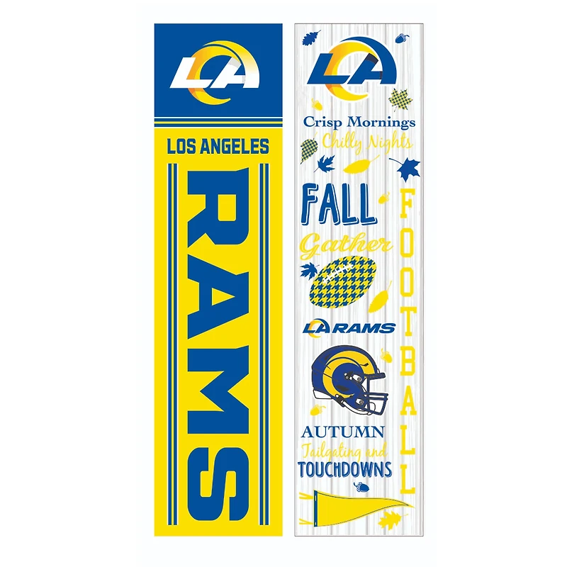 Los Angeles Rams 47" Double Sided Fall Leaner Fan Sign