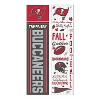 Tampa Bay Buccaneers 47" Double Sided Fall Leaner Fan Sign
