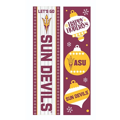 Arizona State Sun Devils 47" Double Sided Christmas Leaner Fan Sign