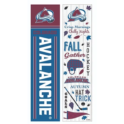 Colorado Avalanche 47" Double Sided Fall Leaner Fan Sign