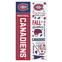 Montreal Canadiens 47" Double Sided Fall Leaner Fan Sign