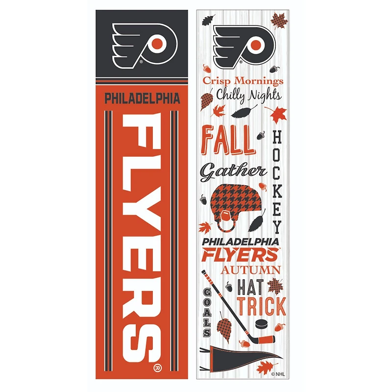 Philadelphia Flyers 47" Double Sided Fall Leaner Fan Sign