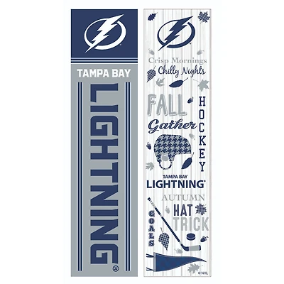 Tampa Bay Lightning 47" Double Sided Fall Leaner Fan Sign