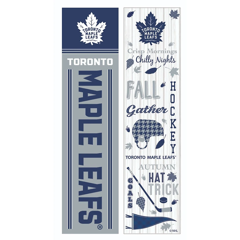 Toronto Maple Leafs 47" Double Sided Fall Leaner Fan Sign