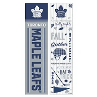 Toronto Maple Leafs 47" Double Sided Fall Leaner Fan Sign