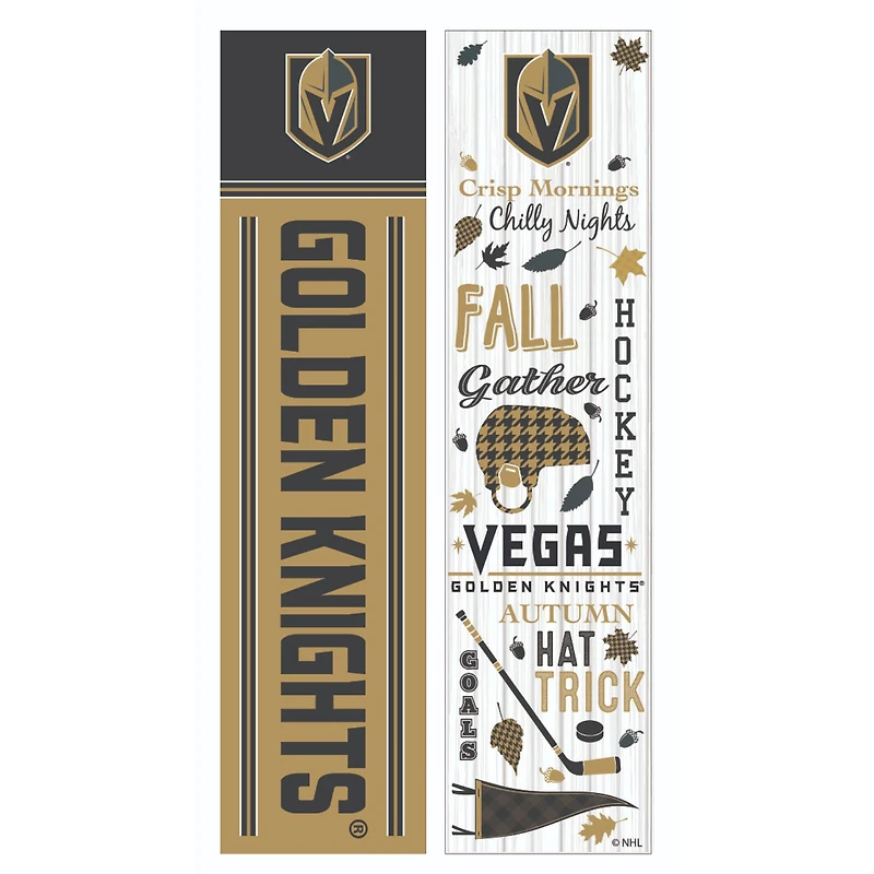 Vegas Golden Knights 47" Double Sided Fall Leaner Fan Sign