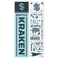 Seattle Kraken 47" Double Sided Fall Leaner Fan Sign
