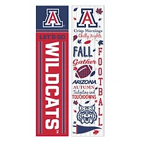 Arizona Wildcats 47" Double Sided Fall Leaner Fan Sign