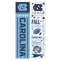 North Carolina Tar Heels 47" Double Sided Fall Leaner Fan Sign