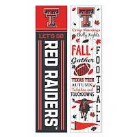 Texas Tech Red Raiders 47" Double Sided Fall Leaner Fan Sign