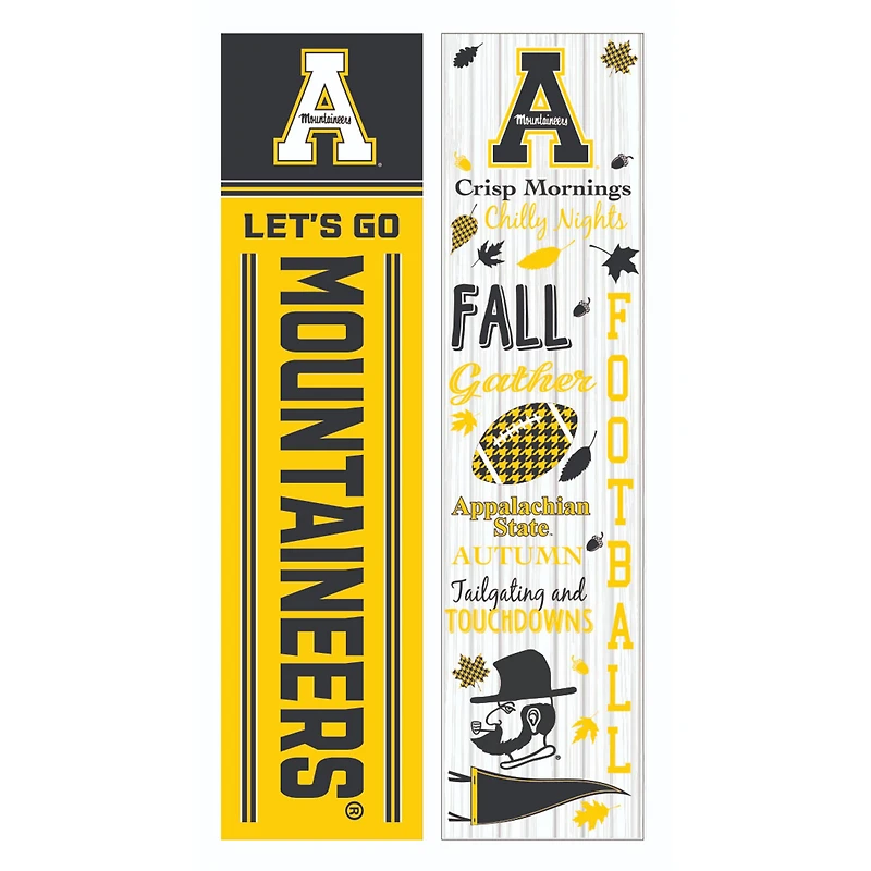 Appalachian State Mountaineers 47" Double Sided Fall Leaner Fan Sign