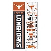 Texas Longhorns 47" Double Sided Fall Leaner Fan Sign