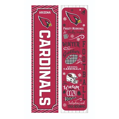 Arizona Cardinals 47" Double Sided Winter Leaner Fan Sign