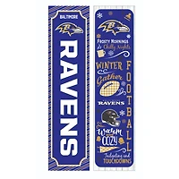 Baltimore Ravens 47" Double Sided Winter Leaner Fan Sign