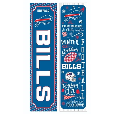 Buffalo Bills 47" Double Sided Winter Leaner Fan Sign