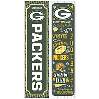 Green Bay Packers 47" Double Sided Winter Leaner Fan Sign