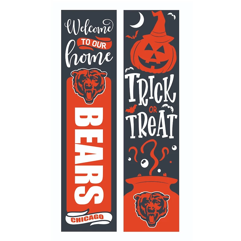 Chicago Bears 47" Double Sided Halloween Leaner Fan Sign