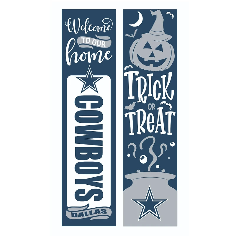 Dallas Cowboys 47" Double Sided Halloween Leaner Fan Sign