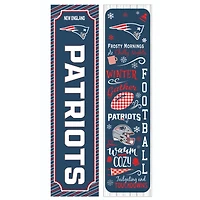 New England Patriots 47" Double Sided Winter Leaner Fan Sign