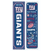 New York Giants 47" Double Sided Winter Leaner Fan Sign