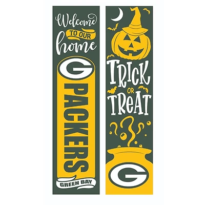 Green Bay Packers 47" Double Sided Halloween Leaner Fan Sign