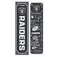 Las Vegas Raiders 47" Double Sided Winter Leaner Fan Sign