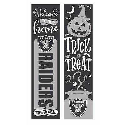 Las Vegas Raiders 47" Double Sided Halloween Leaner Fan Sign
