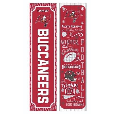Tampa Bay Buccaneers 47" Double Sided Winter Leaner Fan Sign