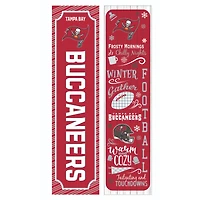 Tampa Bay Buccaneers 47" Double Sided Winter Leaner Fan Sign