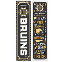 Boston Bruins 47" Double Sided Winter Leaner Fan Sign