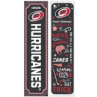 Carolina Hurricanes 47" Double Sided Winter Leaner Fan Sign