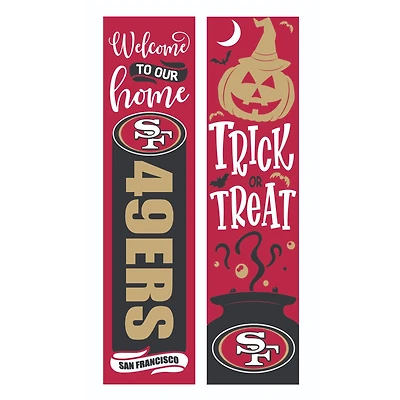 San Francisco 49ers 47" Double Sided Halloween Leaner Fan Sign