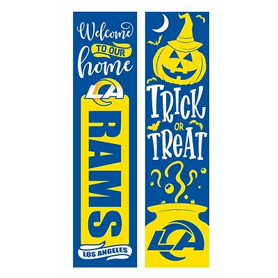 Los Angeles Rams 47" Double Sided Halloween Leaner Fan Sign