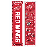 Detroit Red Wings 47" Double Sided Winter Leaner Fan Sign