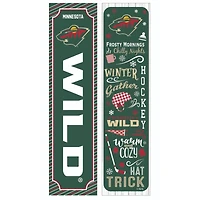 Minnesota Wild 47" Double Sided Winter Leaner Fan Sign