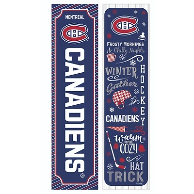 Montreal Canadiens 47" Double Sided Winter Leaner Fan Sign