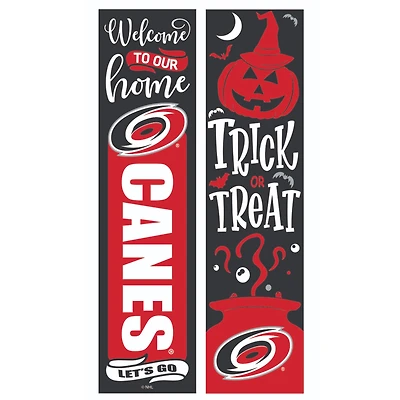 Carolina Hurricanes 47" Double Sided Halloween Leaner Fan Sign