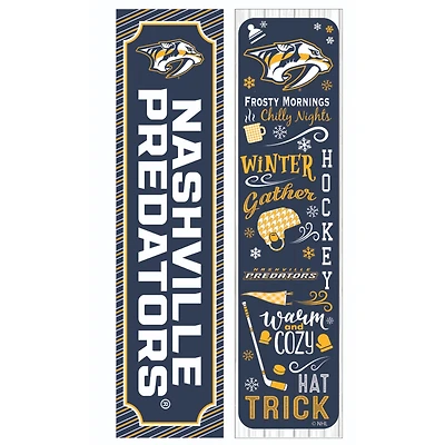 Nashville Predators 47" Double Sided Winter Leaner Fan Sign