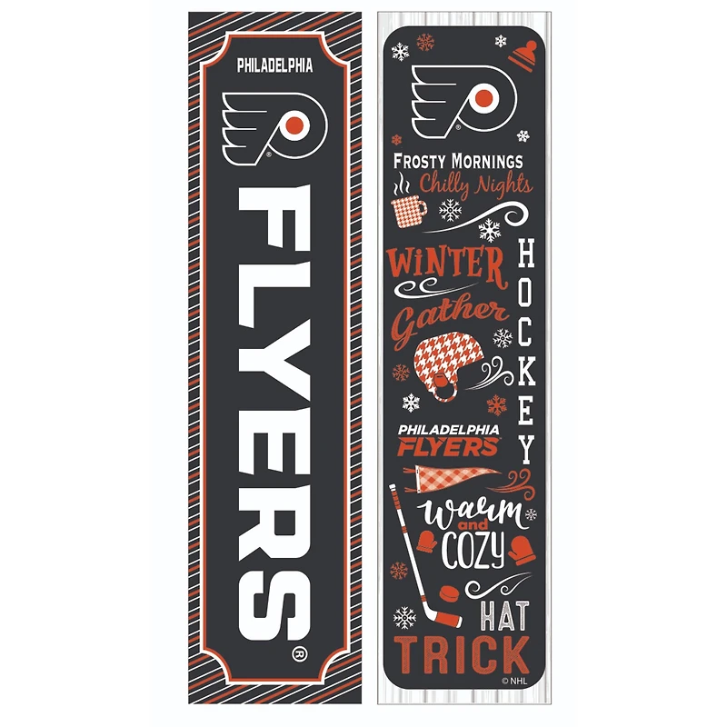 Philadelphia Flyers 47" Double Sided Winter Leaner Fan Sign