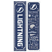 Tampa Bay Lightning 47" Double Sided Winter Leaner Fan Sign