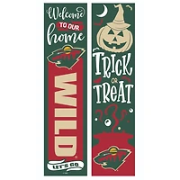 Minnesota Wild 47" Double Sided Halloween Leaner Fan Sign