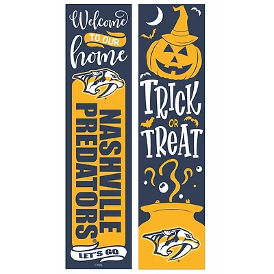 Nashville Predators 47" Double Sided Halloween Leaner Fan Sign