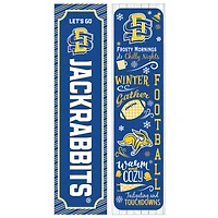 South Dakota State Jackrabbits 47" Double Sided Winter Leaner Fan Sign