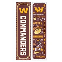 Washington Commanders 47" Double Sided Winter Leaner Fan Sign