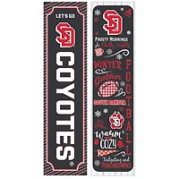 South Dakota Coyotes 47" Double Sided Winter Leaner Fan Sign