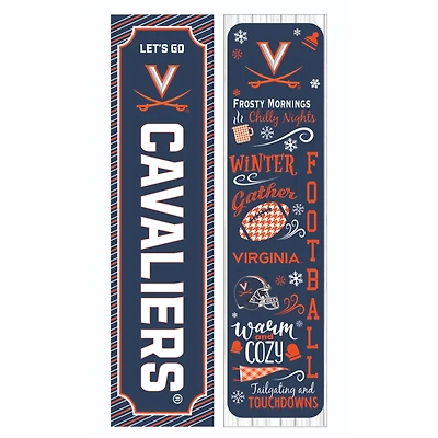 Virginia Cavaliers 47" Double Sided Winter Leaner Fan Sign
