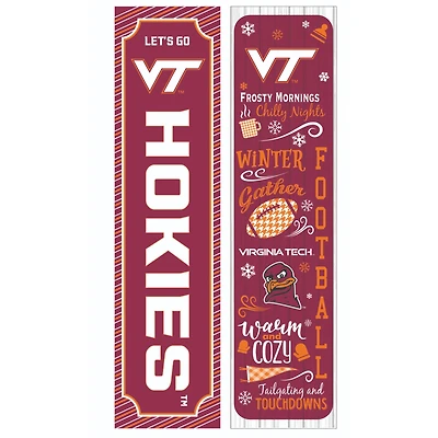 Virginia Tech Hokies 47" Double Sided Winter Leaner Fan Sign