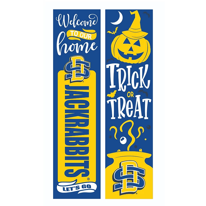 South Dakota State Jackrabbits 47" Double Sided Halloween Leaner Fan Sign
