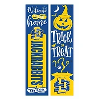 South Dakota State Jackrabbits 47" Double Sided Halloween Leaner Fan Sign